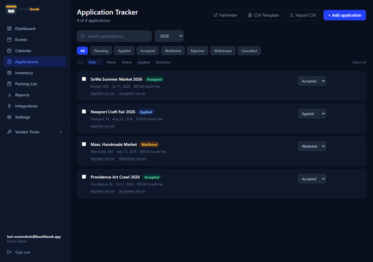 Find markets to apply to using FairFinder screenshot